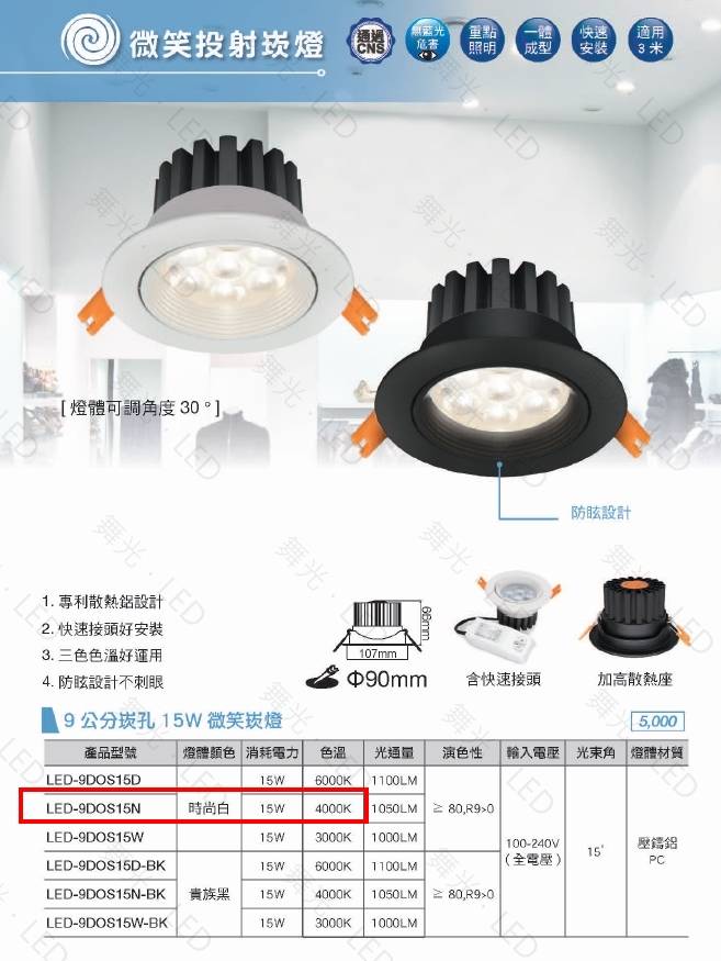 led商空照明系列