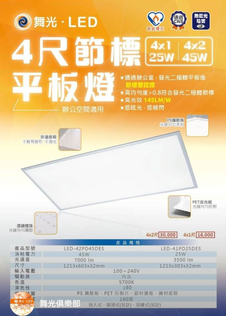 led辦公照明系列